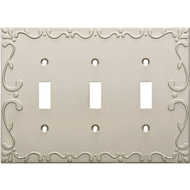 Franklin Brass W35080-CPS-C Classic Lace Quad Switch Wall Plate/Switch Plate/Cover Sponged Copper Franklin Brass W35080-CPS-C Classic Lace Quad Switch Wall Plate/Switch Plate/Cover Sponged Copper
